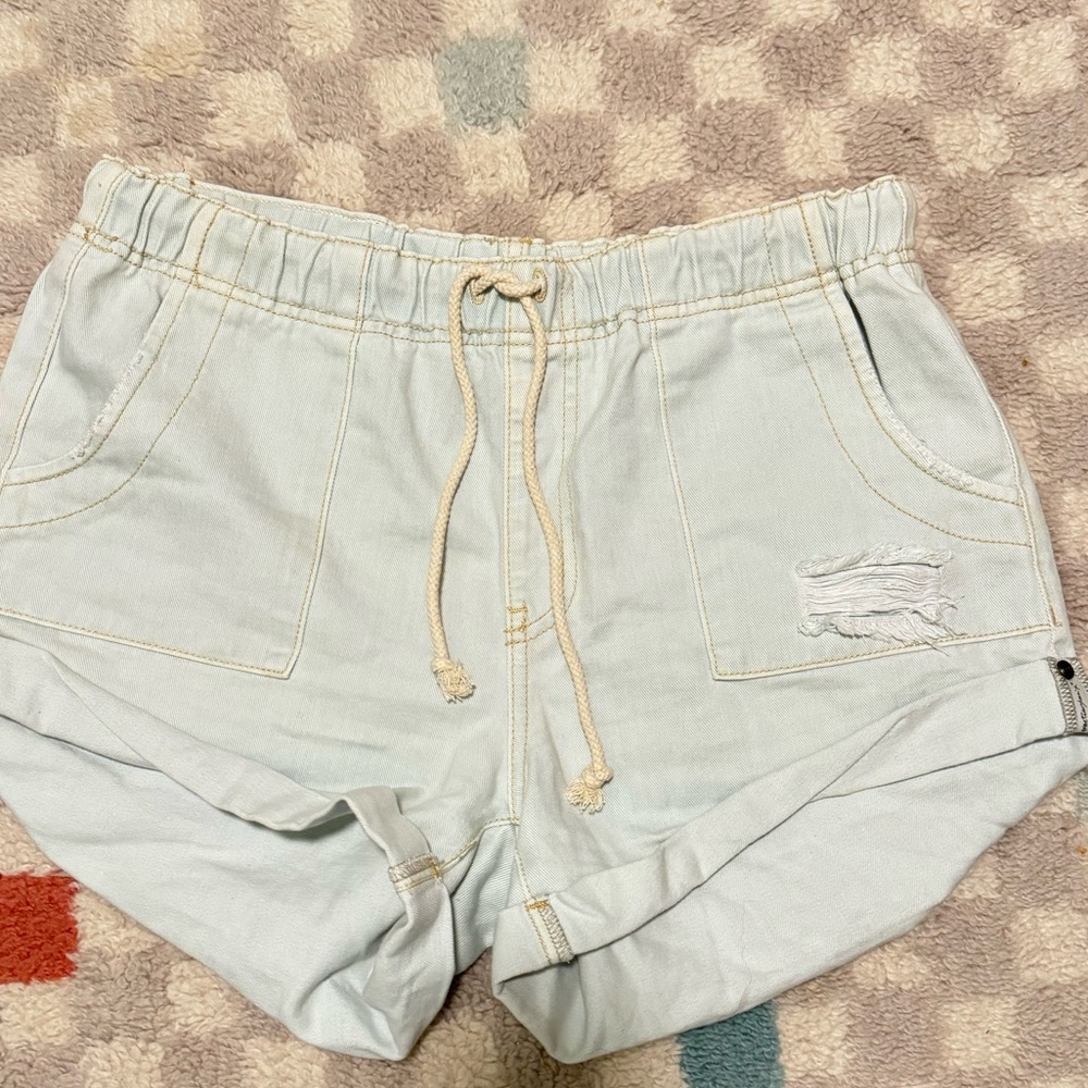 One Teaspoon LE SURF SHABBY BANDIT DRAWSTRING BOYFRIEND SHORT